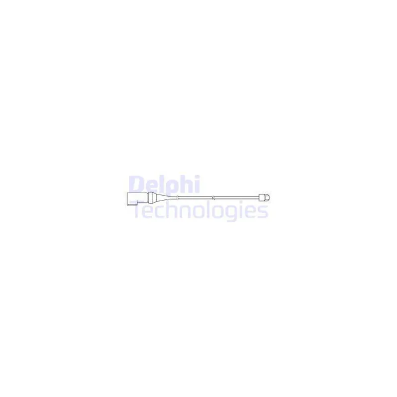 Contact d'avertissement, usure des plaquettes de frein DELPHI LZ0278