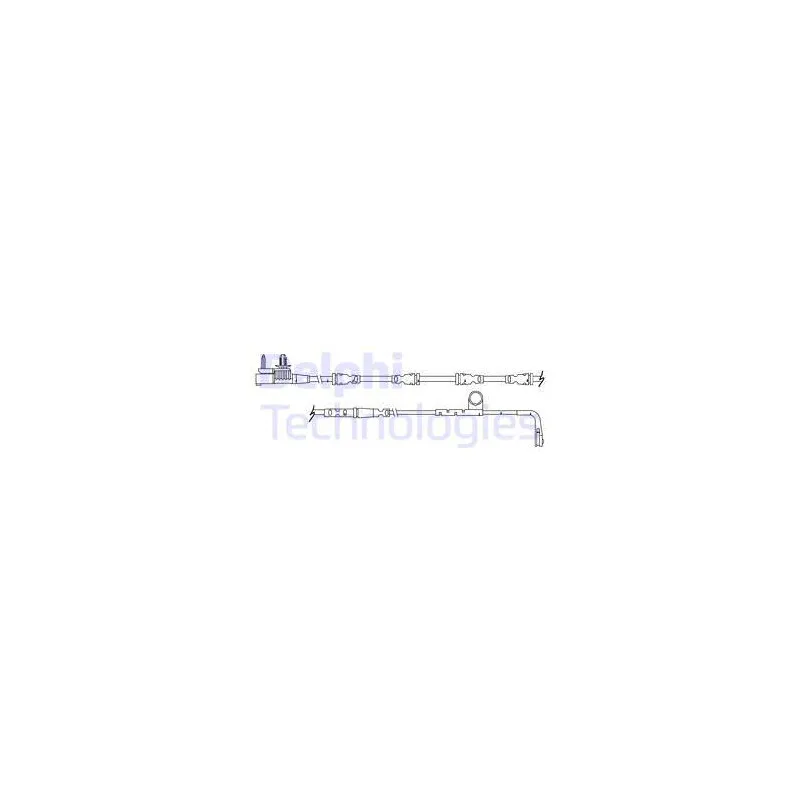 Contact d'avertissement, usure des plaquettes de frein DELPHI LZ0281