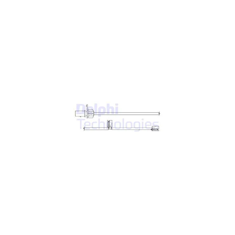 Contact d'avertissement, usure des plaquettes de frein DELPHI LZ0283