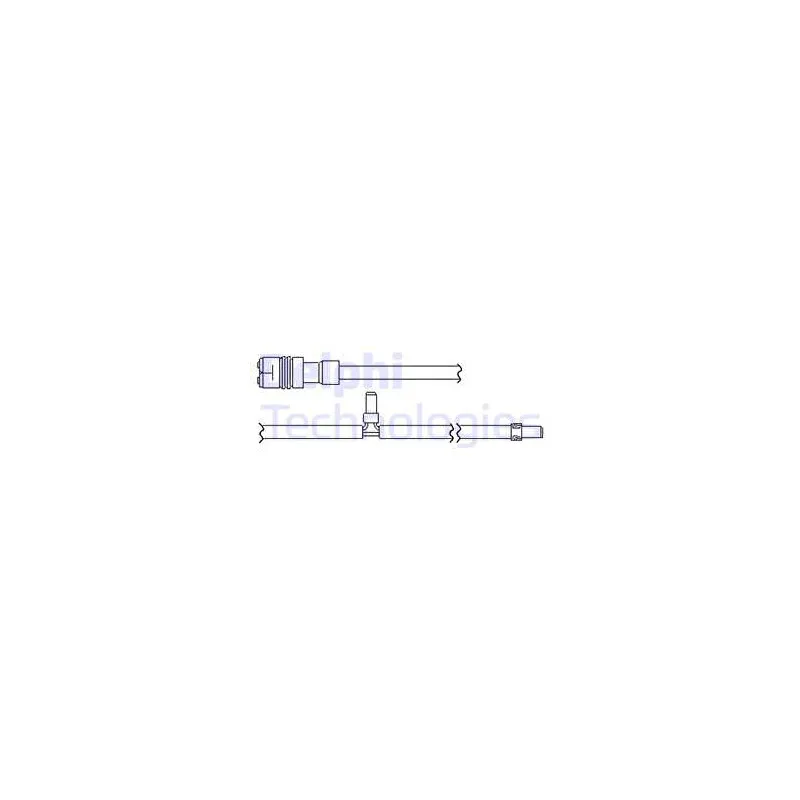 Contact d'avertissement, usure des plaquettes de frein DELPHI LZ0286