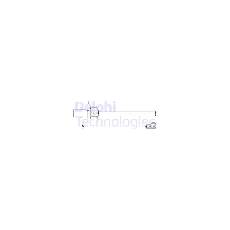 Contact d'avertissement, usure des plaquettes de frein DELPHI LZ0288