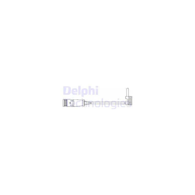 Contact d'avertissement, usure des plaquettes de frein DELPHI LZ0291