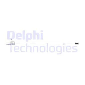 Contact d'avertissement, usure des plaquettes de frein DELPHI