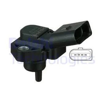 Capteur, pression de suralimentation DELPHI PS10127