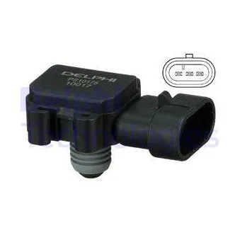 Capteur, pression de suralimentation DELPHI PS10175