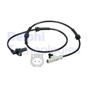 Capteur, vitesse de roue DELPHI SS20375