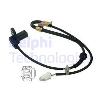 Capteur, vitesse de roue DELPHI SS20401