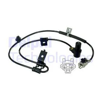 Capteur, vitesse de roue DELPHI SS20403