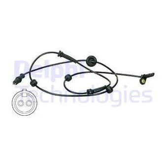 Capteur, vitesse de roue DELPHI SS20482