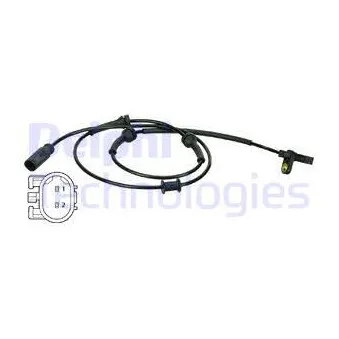Capteur, vitesse de roue DELPHI SS20539