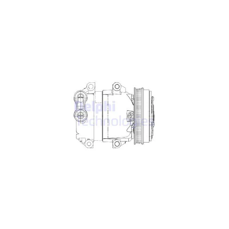 Compresseur, climatisation DELPHI TSP0155649