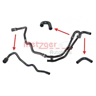 Durite de radiateur METZGER 2420329