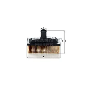 Filtre, ventilation du carter-moteur MANN-FILTER C 118