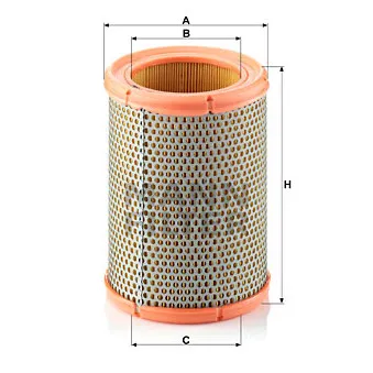 Filtre à air MANN-FILTER C 1362