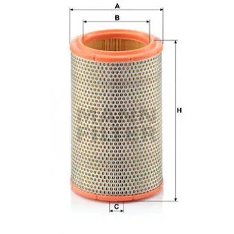 Filtre à air MANN-FILTER C 1387