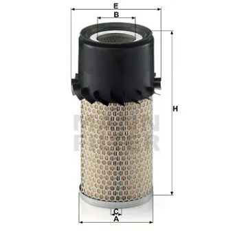 Filtre à air MANN-FILTER C 14 179/4