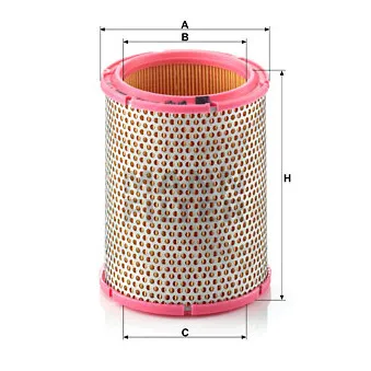 Filtre à air MANN-FILTER C 1440/1