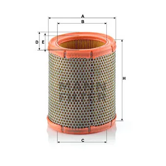 Filtre à air MANN-FILTER C 1460