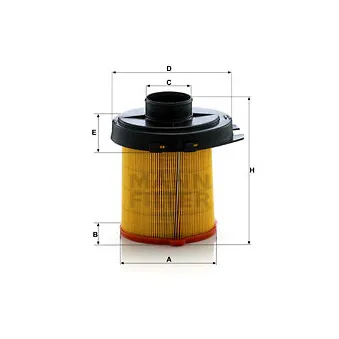 Filtre à air MANN-FILTER C 1468