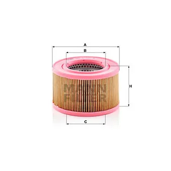 Filtre à air MANN-FILTER C 1540