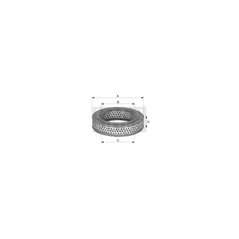 Filtre à air MANN-FILTER C 1555/6