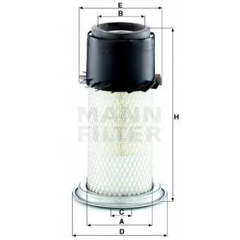 Filtre à air MANN-FILTER C 1588 x