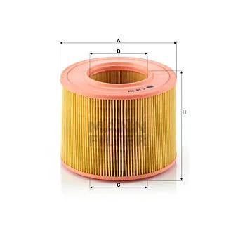Filtre à air MANN-FILTER C 18 121