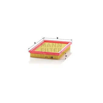 Filtre à air MANN-FILTER C 2329