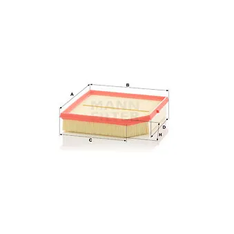 Filtre à air MANN-FILTER C 24 051