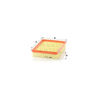 Filtre à air MANN-FILTER C 25 015