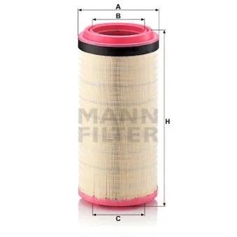 Filtre à air MANN-FILTER C 25 1020