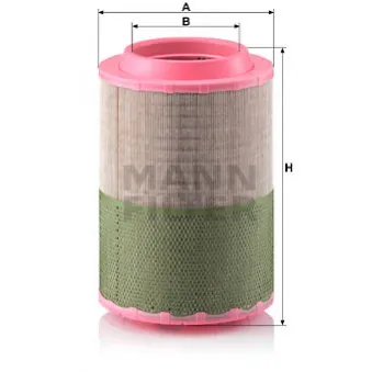Filtre à air MANN-FILTER C 25 740