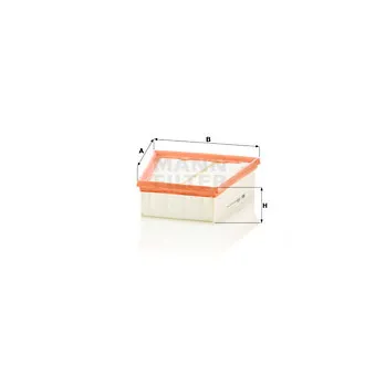 Filtre à air MANN-FILTER C 2538