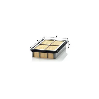 Filtre à air MANN-FILTER C 2568