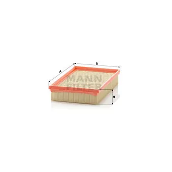 Filtre à air MANN-FILTER C 2579