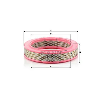 Filtre à air MANN-FILTER C 2649