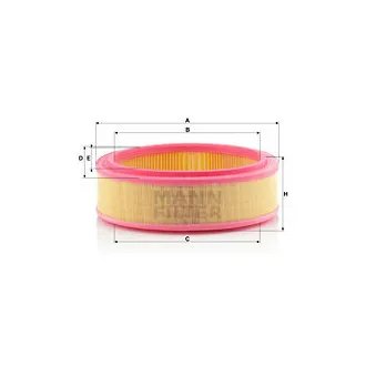Filtre à air MANN-FILTER C 2672/1