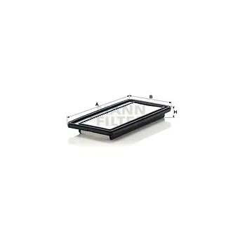 Filtre à air MANN-FILTER C 2714