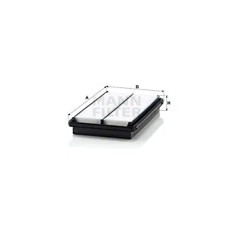 Filtre à air MANN-FILTER C 2726