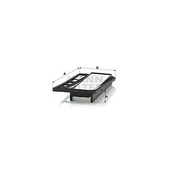 Filtre à air MANN-FILTER C 3118