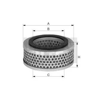 Filtre à air, compresseur-air d'admission MANN-FILTER C 33 009