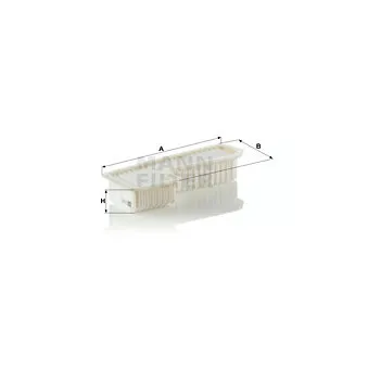 Filtre à air MANN-FILTER C 3318