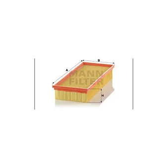 Filtre à air MANN-FILTER C 37 148