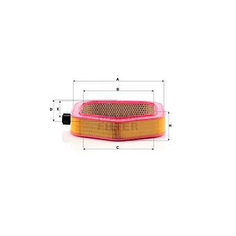 Filtre à air MANN-FILTER C 40 193