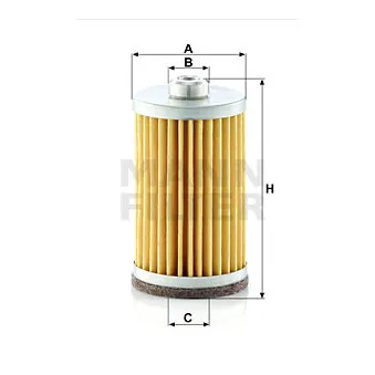 Filtre à air MANN-FILTER C 45/2 (4)