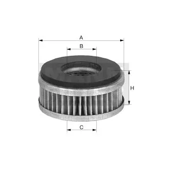Filtre, ventilation du carter-moteur MANN-FILTER C 6005