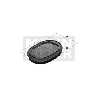 Filtre à air secondaire MANN-FILTER CF 2135/1