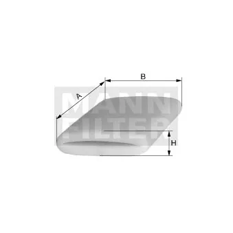 Filtre, ventilation du carter-moteur MANN-FILTER CS 51