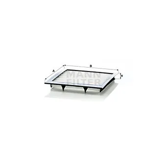 Filtre, air de l'habitacle MANN-FILTER CU 1009