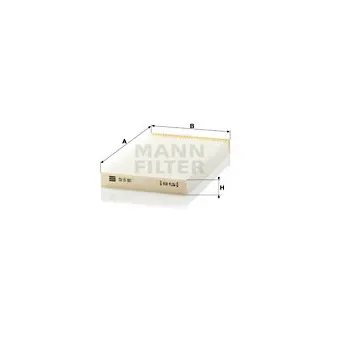 Filtre, air de l'habitacle MANN-FILTER CU 15 001